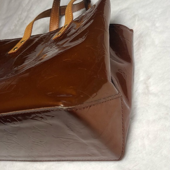 Louis Vuitton Vintage Authentic Monogram Bronze Vernis Tote;Date Code:MI0011 - Picture 13 of 16